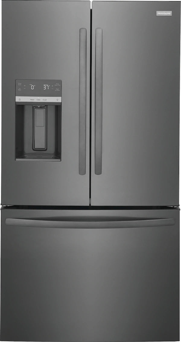 Frigidaire Standard-Depth 27.8-cu ft 3 -Door 36-in Wide French Door Refrigerator with Ice Maker with Water and Ice Dispenser ( Stainless Steel ) ENERGY STAR Certified