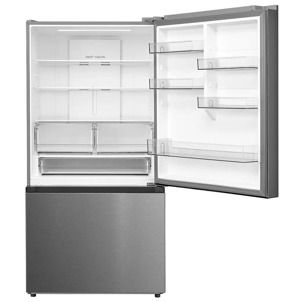 Midea MRB19B7AST – 18.7 Cu. Ft. Garage-Ready Bottom Freezer Refrigerator – Stainless Steel