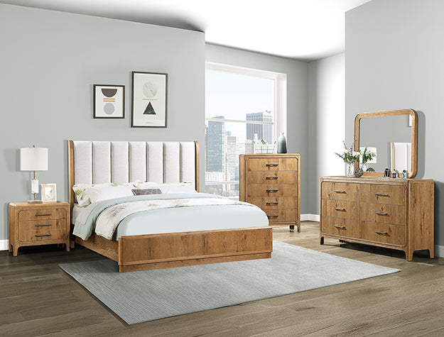 WESTCOTT BEDROOM GROUP-CERUSED NATURAL