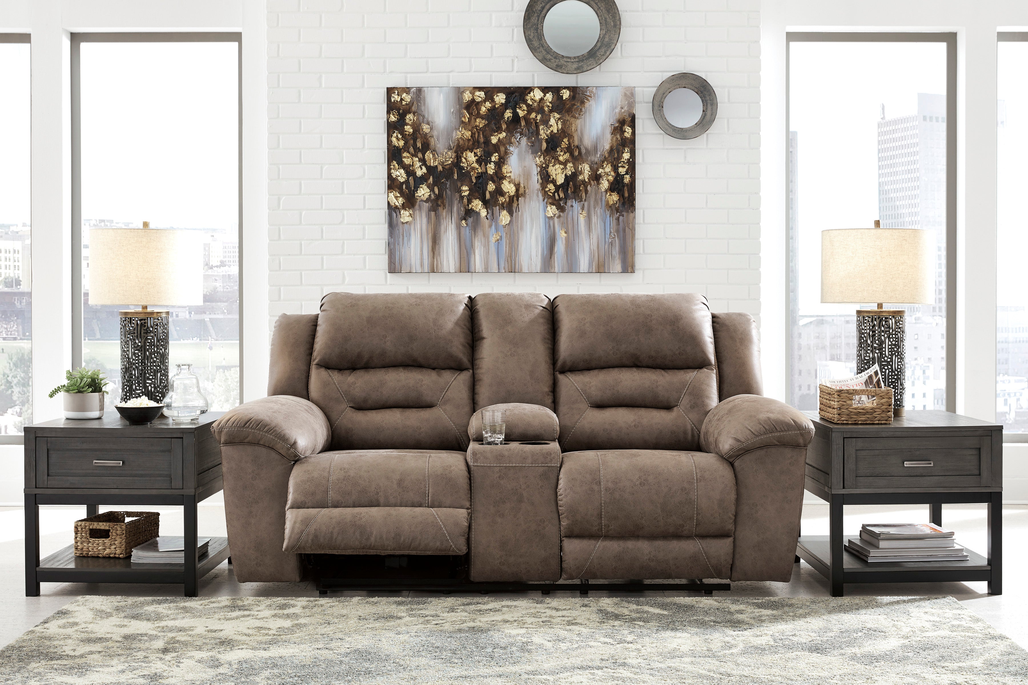 Stoneland Reclining set power or manual 10