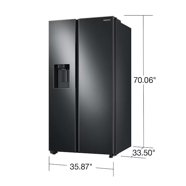 Samsung RS27T5200SG Side-by-Side Refrigerator Black Stainless Steel 3
