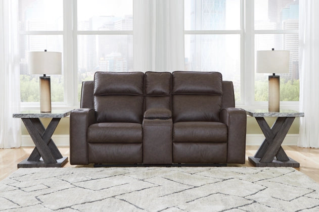 Lavenhorne Loveseat recliner with console