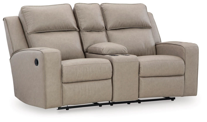Lavenhorne Loveseat recliner with console