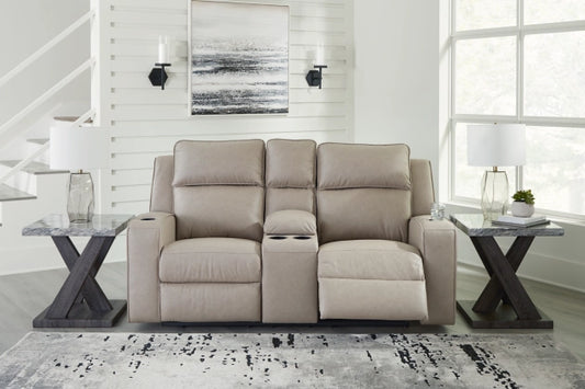 Lavenhorne Loveseat recliner with console