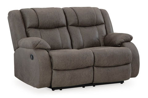 Gunmetal Reclining Loveseat
