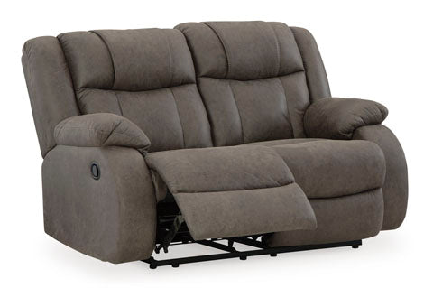 Gunmetal Reclining Loveseat