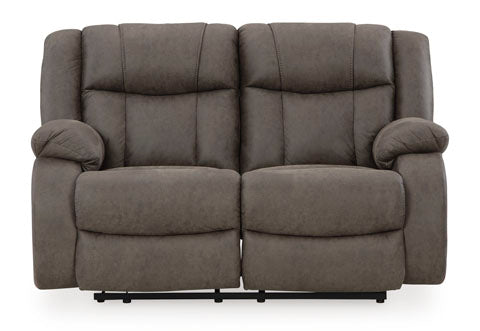 Gunmetal Reclining Loveseat