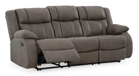 Gunmetal Reclining Sofa