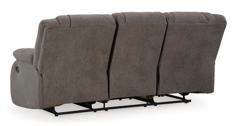 Gunmetal Reclining Sofa