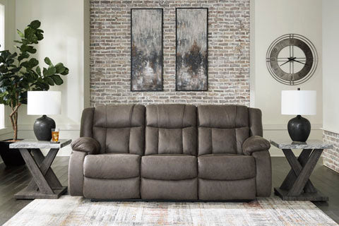 Gunmetal Reclining Sofa
