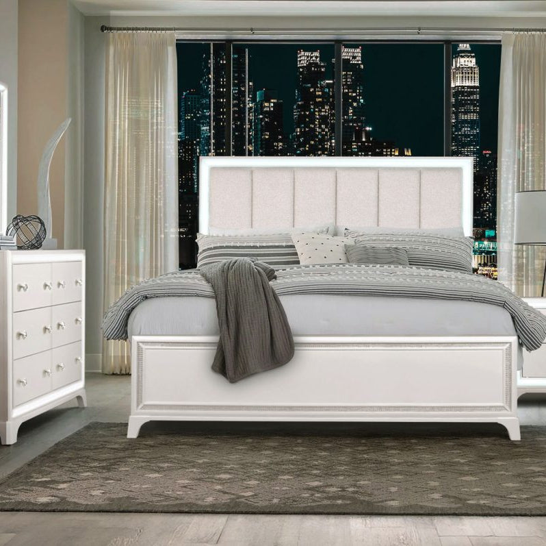 Cassie Illuminating Bedroom Group