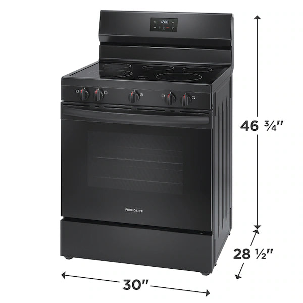 Frigidaire Smooth Top Range FCRE3052BS 3
