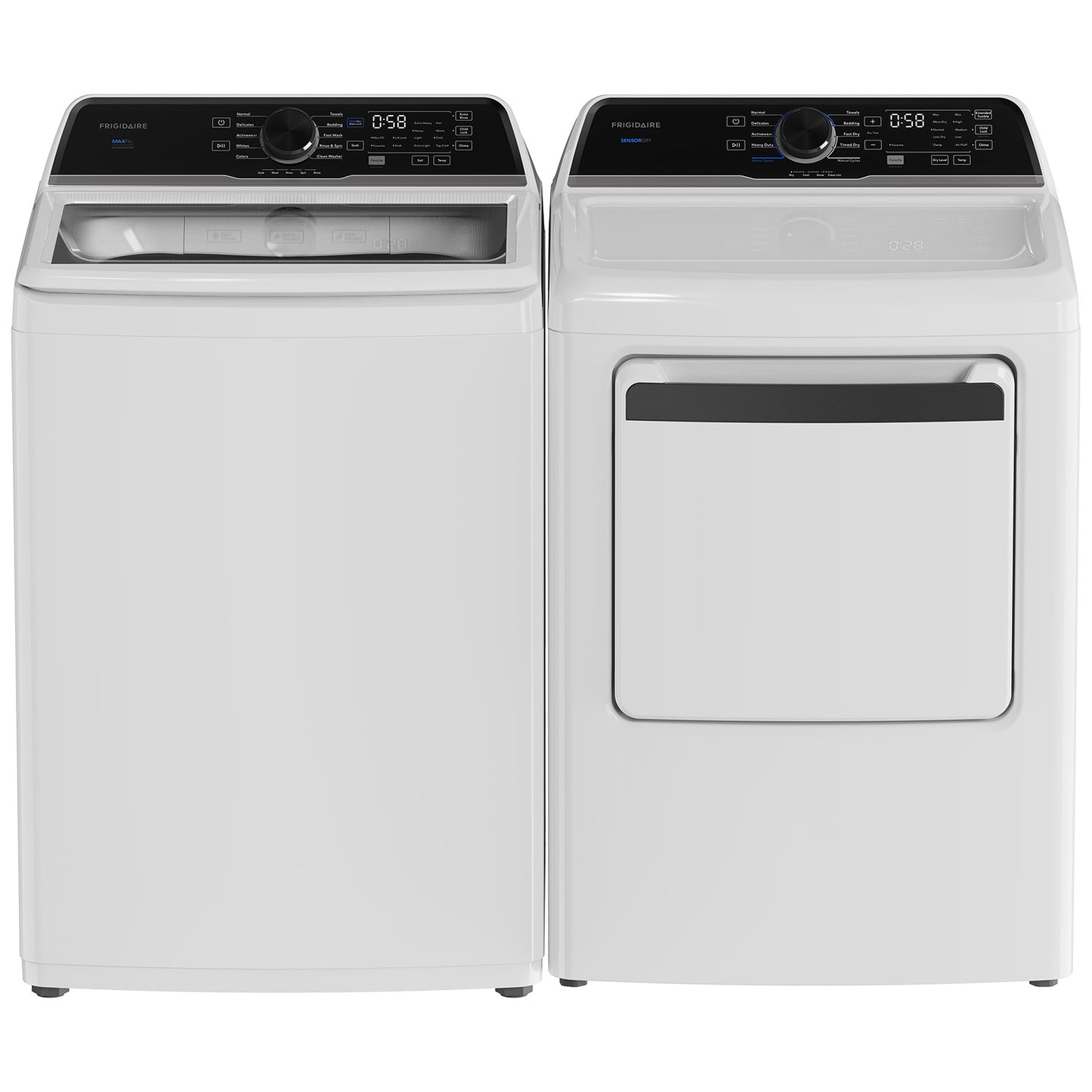 Frigidaire 4.4cf Top Load Washer or Electric Dryer 7cf