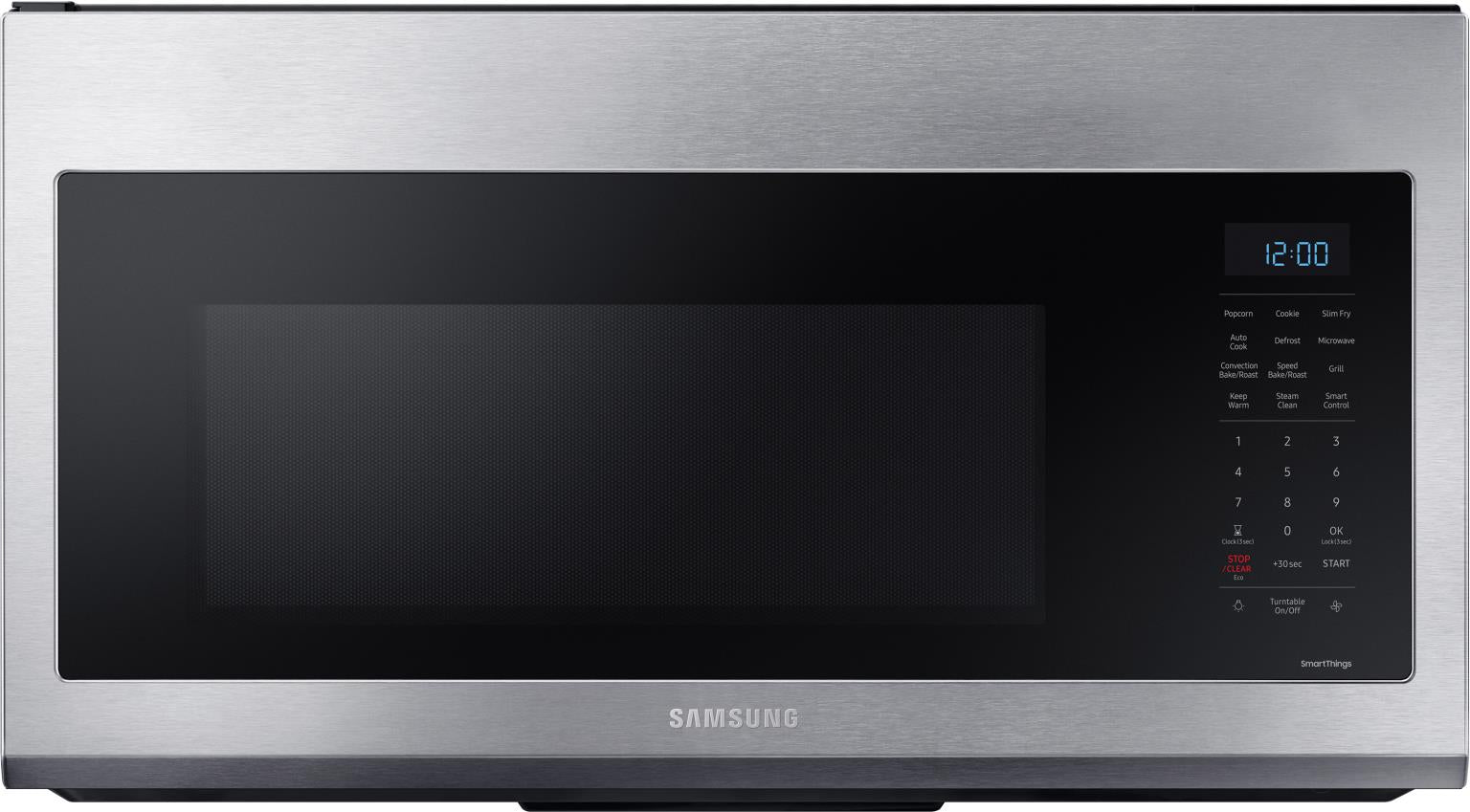 Samsung MC17T8000CS 1.7 cu. ft. Over-the-Range Smart Convection Microwave – Stainless Steel