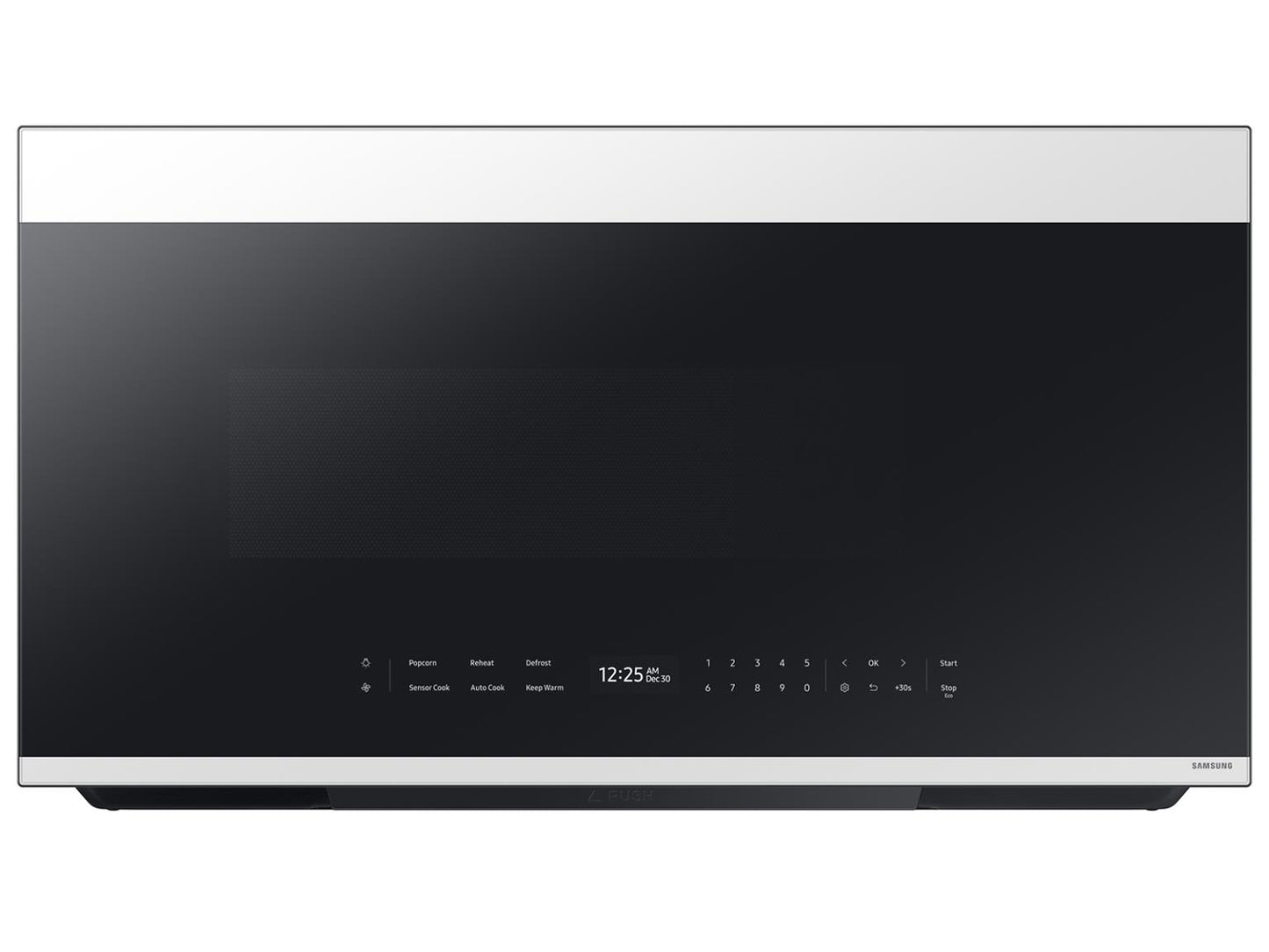 Samsung ME21DB670012AA 2.1 cu. ft. Bespoke Smart Over-the-Range Microwave – White Glass