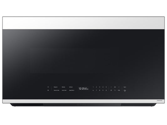 Samsung ME21DB670012AA 2.1 cu. ft. Bespoke Smart Over-the-Range Microwave – White Glass