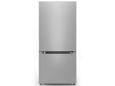 Midea MRB19B7AST – 18.7 Cu. Ft. Garage-Ready Bottom Freezer Refrigerator – Stainless Steel
