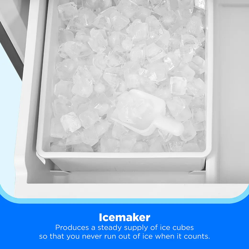 Midea MRB19B7AWW – 18.7 Cu. Ft. Garage-Ready Bottom Freezer Refrigerator – White