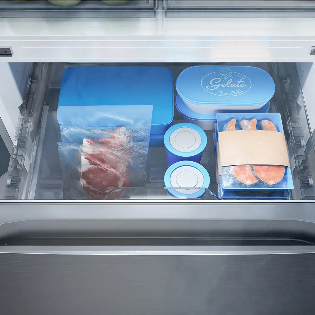 Midea MRB19B7AWW – 18.7 Cu. Ft. Garage-Ready Bottom Freezer Refrigerator – White