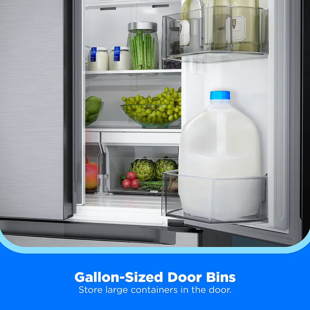 Midea MRF18B4AST – 18.4 Cu. Ft. French Door Refrigerator – Stainless Steel 5