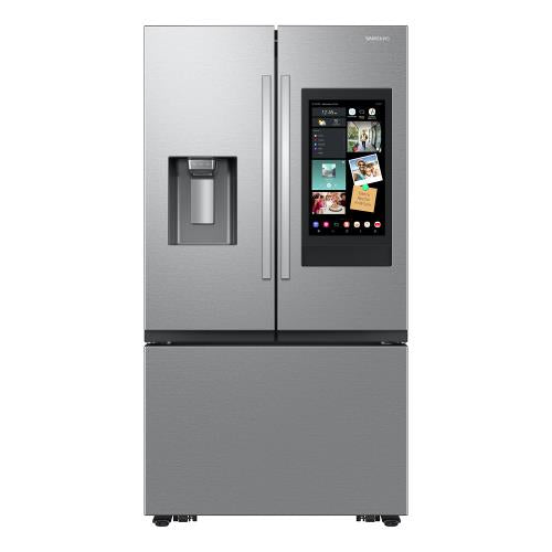 Samsung RF32CG5900SRAA 30 cu. ft. 3-door French door refrigerator featuring the Family Hub