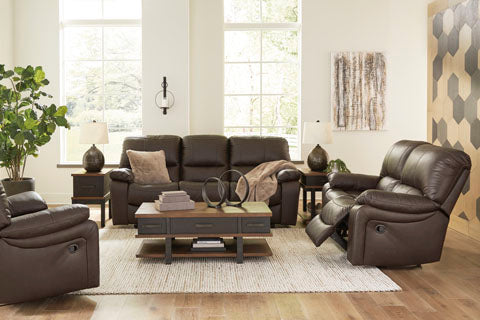 Leesworth Reclining Leather Collection