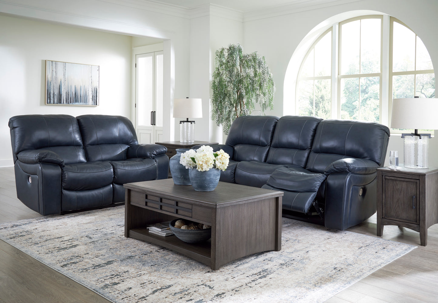 Leesworth Reclining Leather Collection