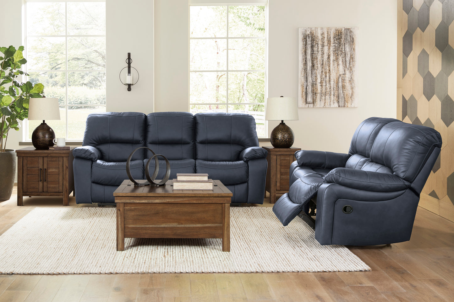 Leesworth Reclining Leather Collection