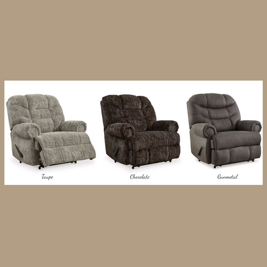 Big Man Recliner Gunmetal