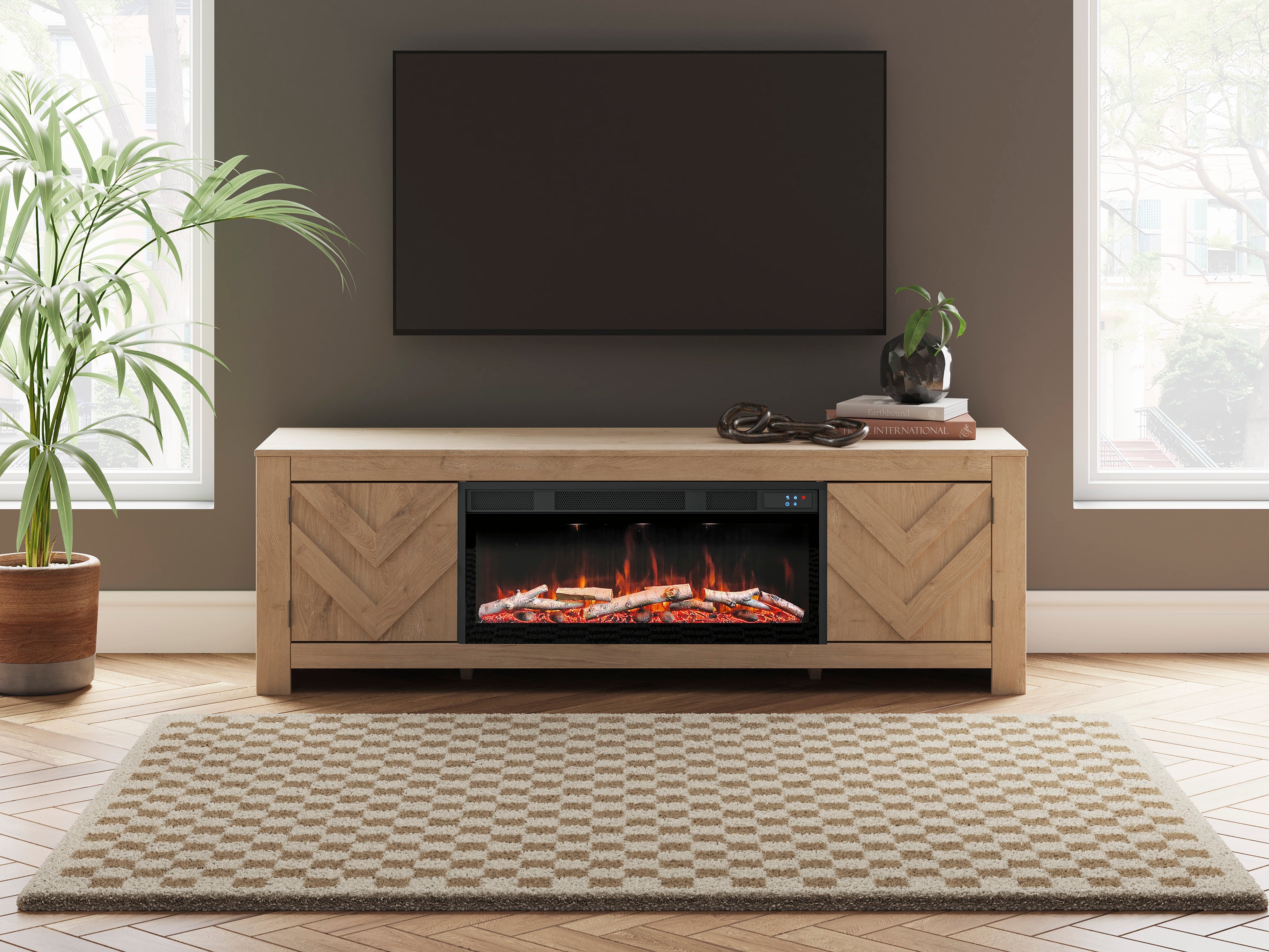 Cayboni Large TV Stand 3