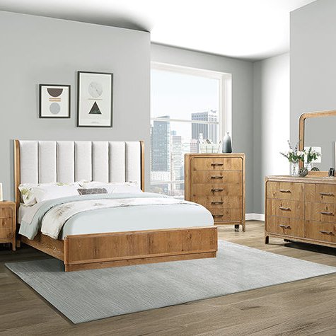 WESTCOTT BEDROOM GROUP-CERUSED NATURAL