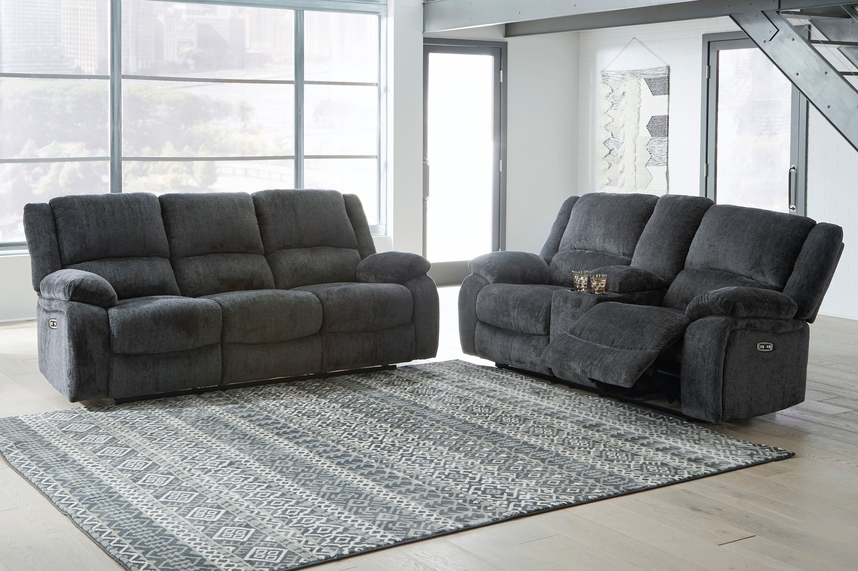 Draycoll Reclining set power or manual 4
