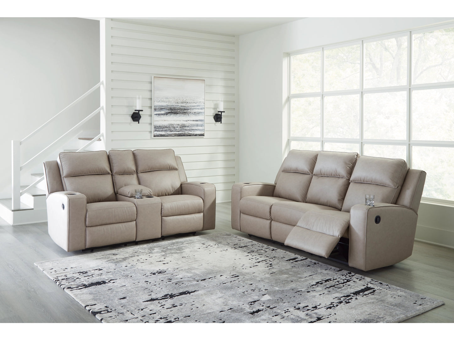 Lavenhorne Reclining Sofa with drop down