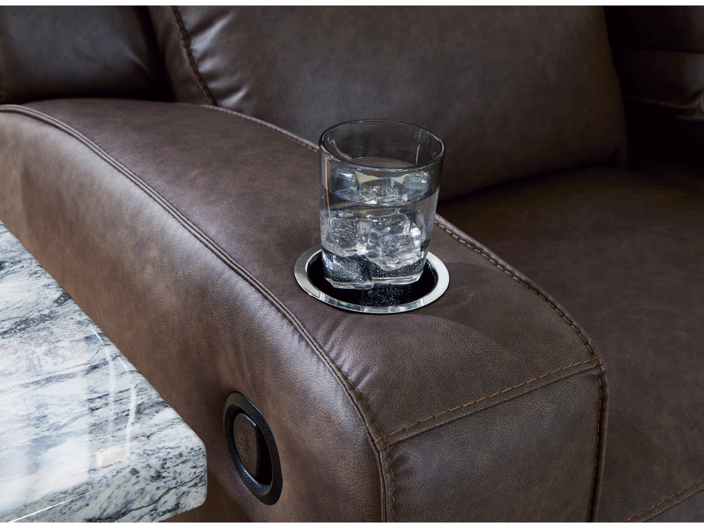 Lavenhorne Reclining Sofa with drop down