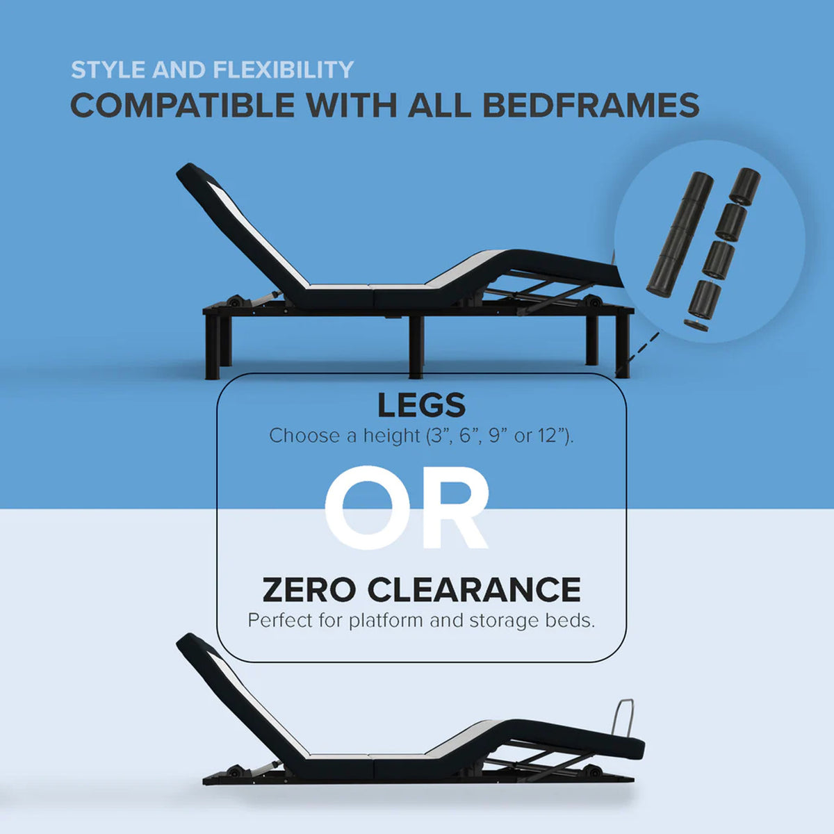 MS200 Adjustable Base- Wireless Plus - Head Foot 3