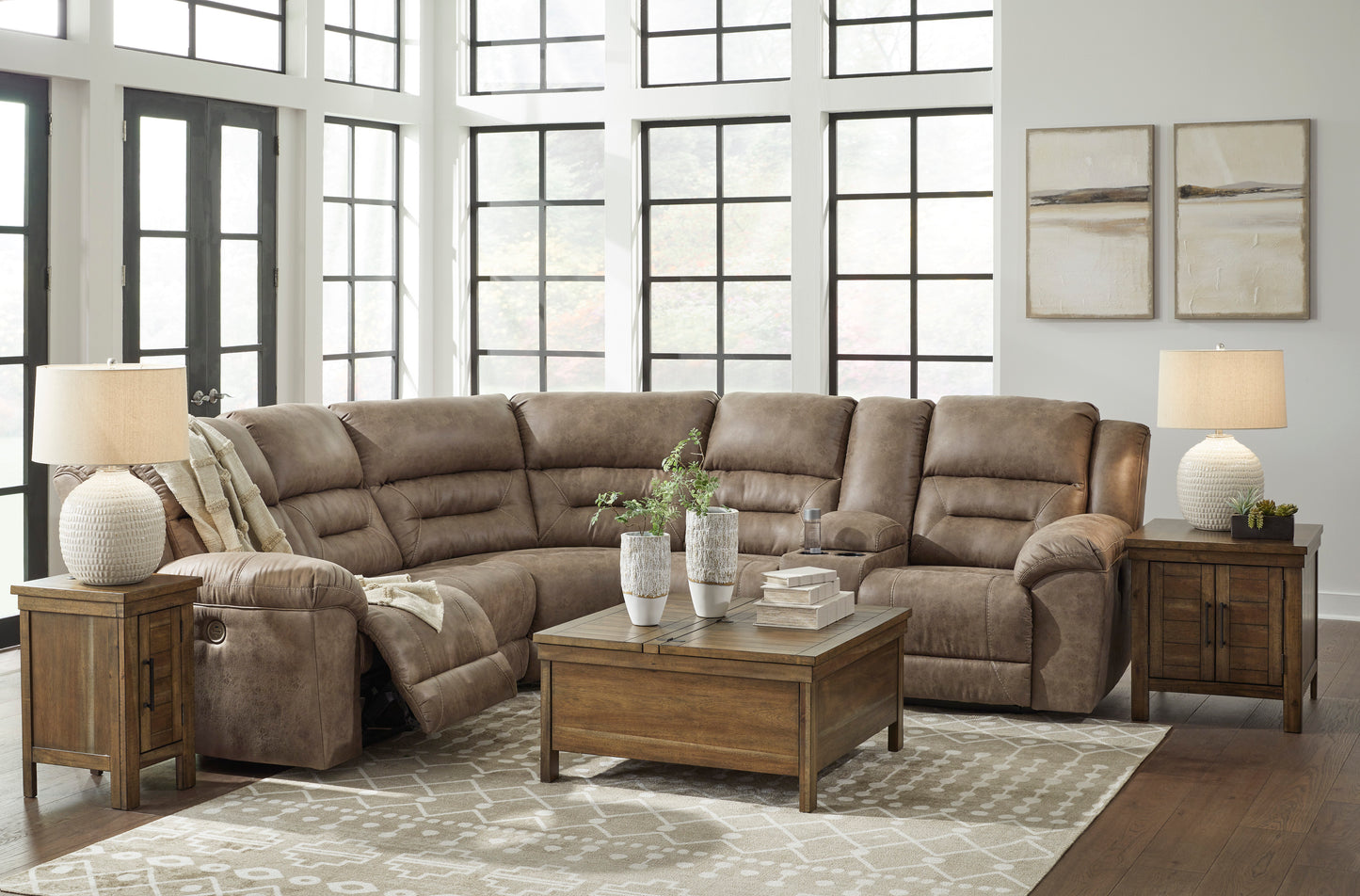 Ravenel 3 piece sectional Power RAF
