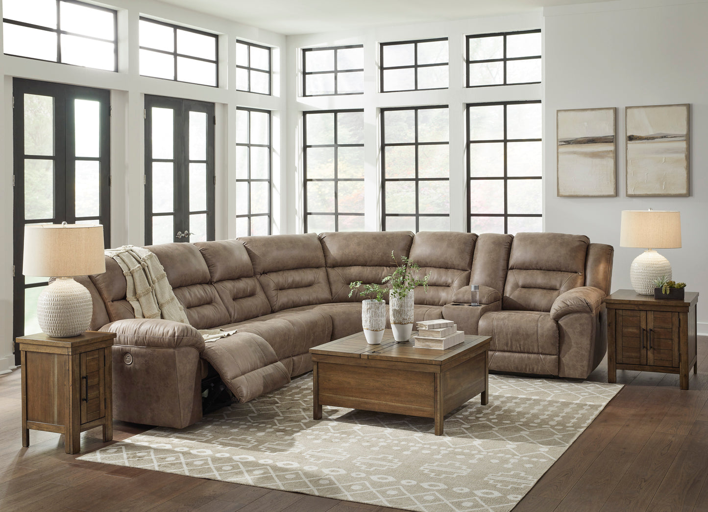 Ravenel 3 piece sectional Power RAF