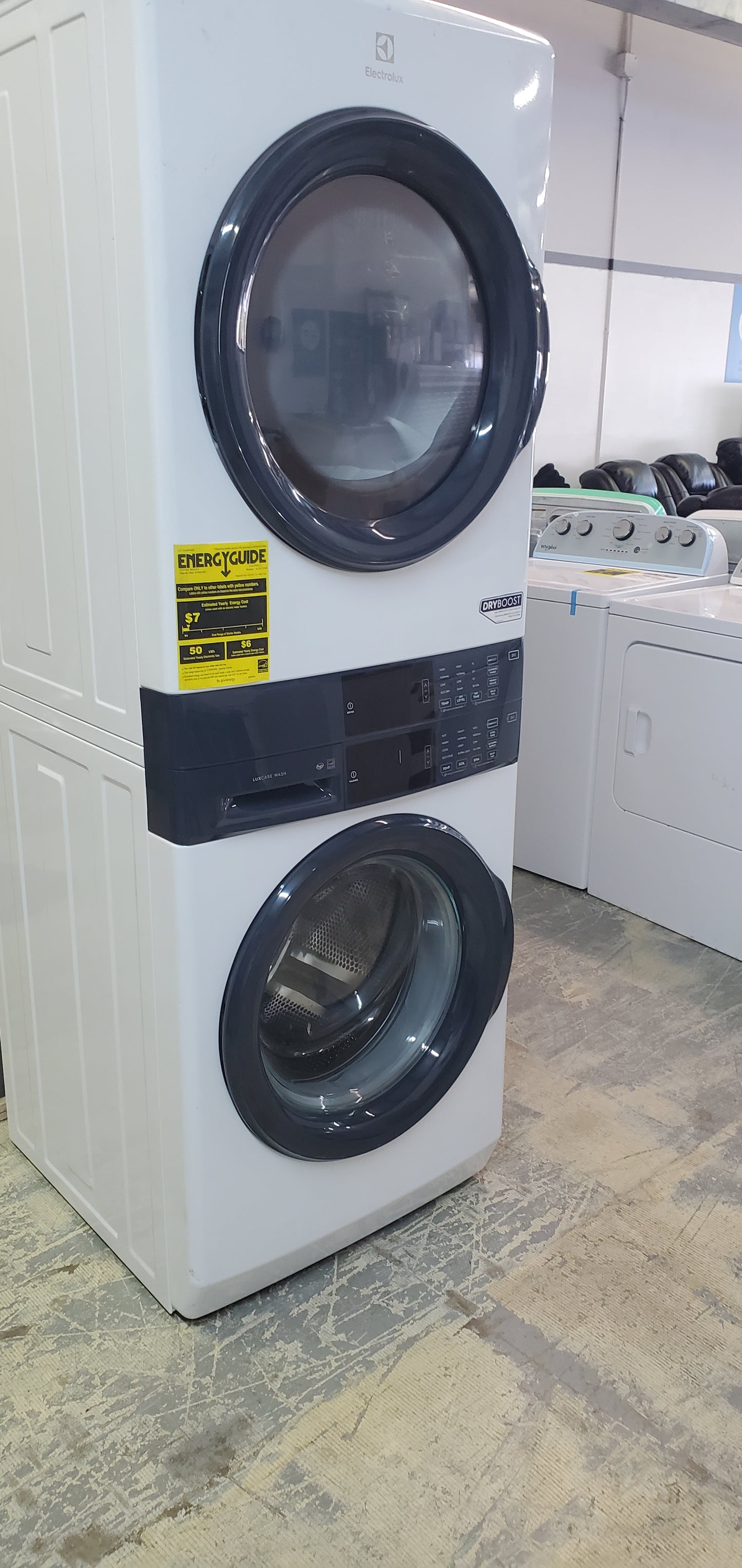 Electrolux washer and dryer tower combo
