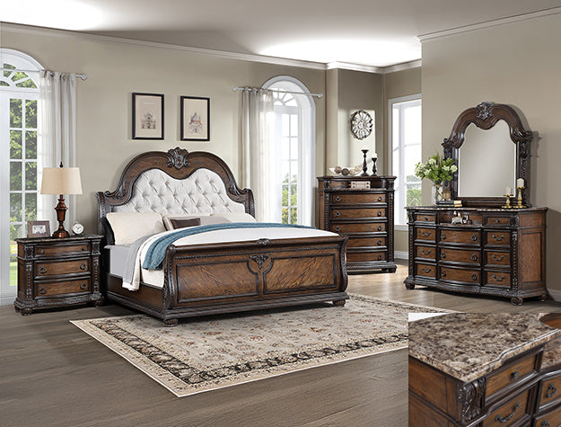 Stanley Coffee Brown Bedrrom Collection