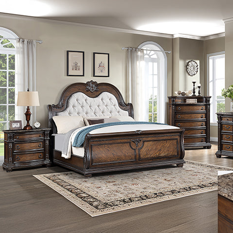 Stanley Coffee Brown Bedrrom Collection