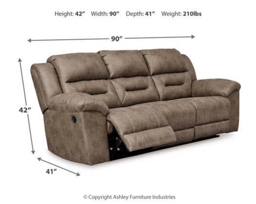 Stoneland Reclining set power and manual