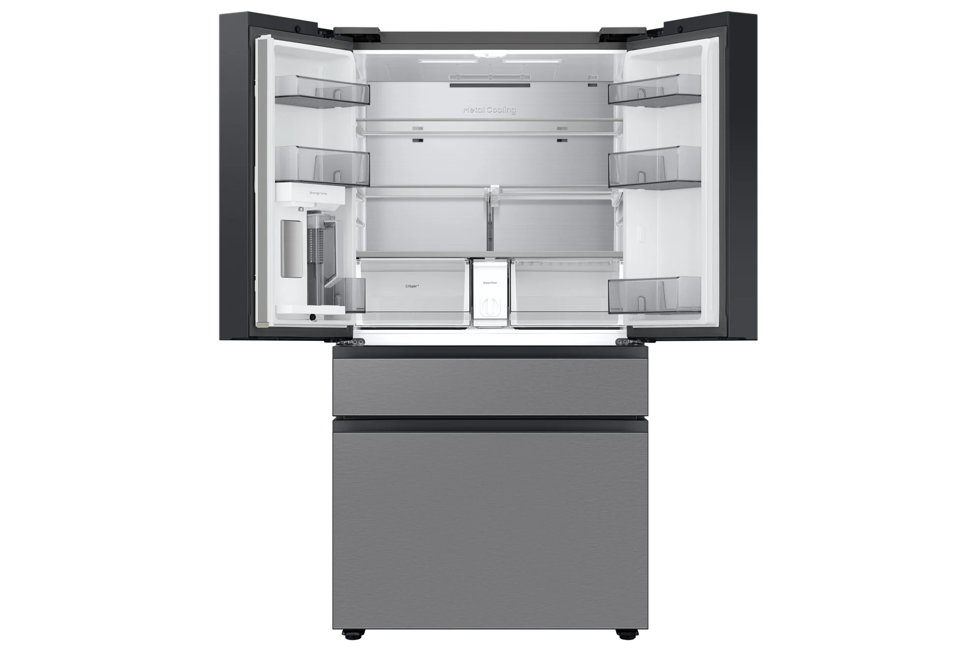 Samsung RF70F29DERAA Bespoke AI 29 cu. ft. 4-door French door refrigerator 3