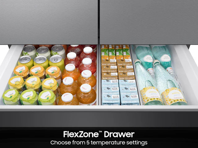 Samsung RF70F29DERAA Bespoke AI 29 cu. ft. 4-door French door refrigerator 4