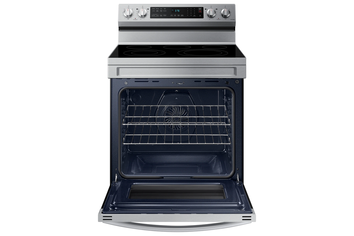 Samsung NE63D6511SR 6.3 cu. ft. Smart Freestanding Electric Range – Stainless Steel