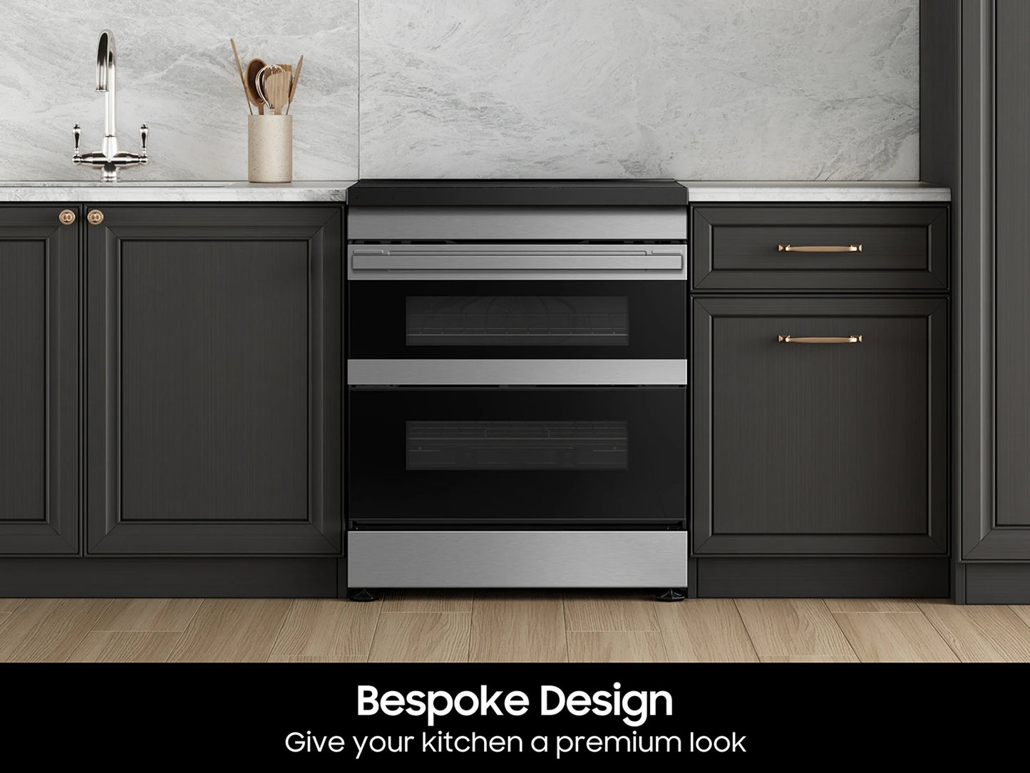Samsung NSI6DG9550SRAA Bespoke 30-inch Slide-In Induction Range