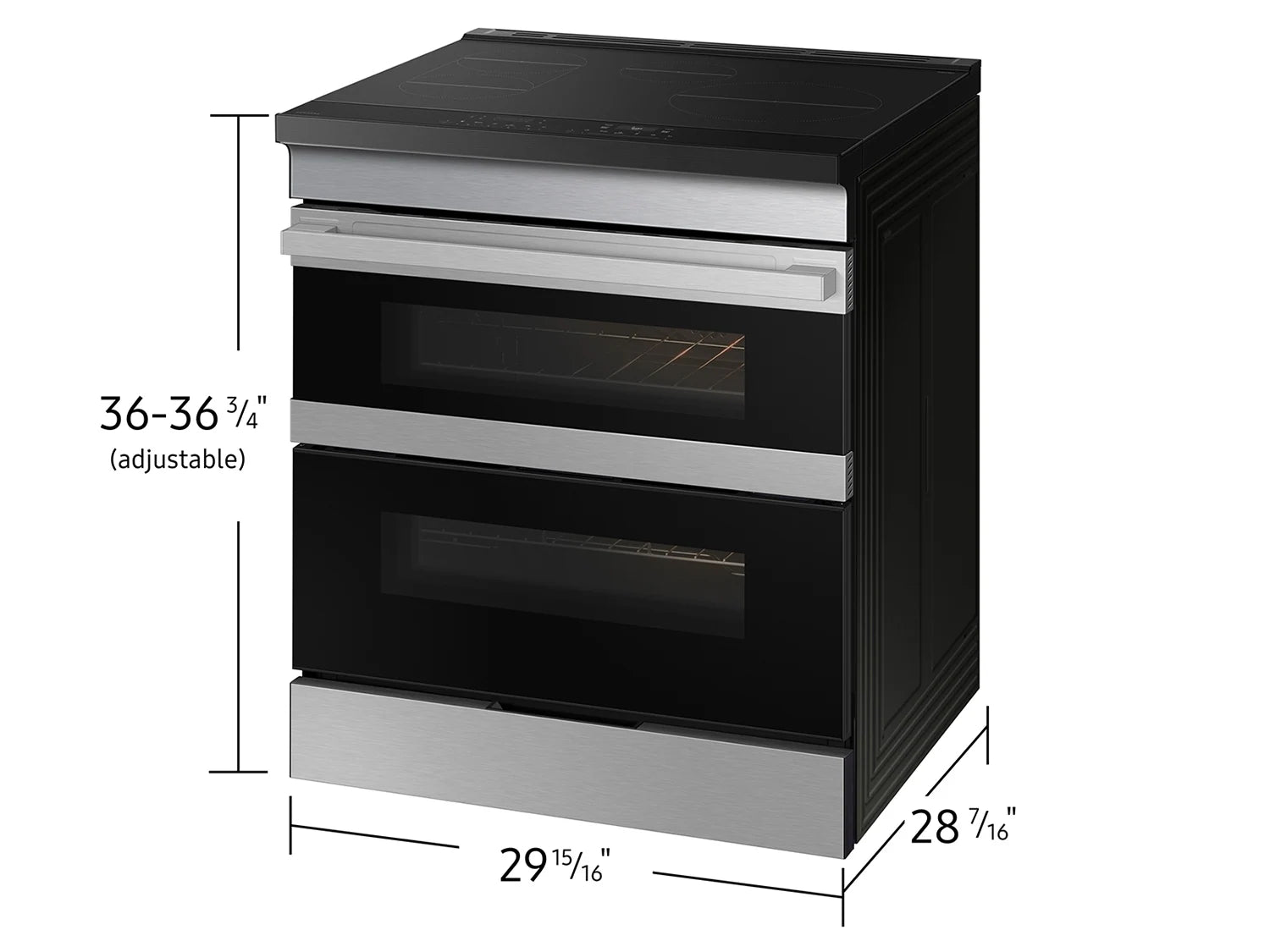 Samsung NSI6DG9550SRAA Bespoke 30-inch Slide-In Induction Range 9