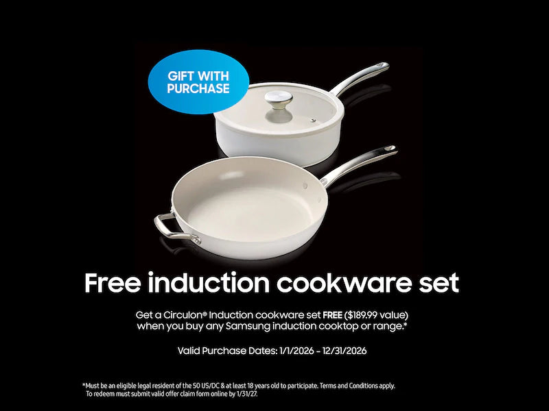 Samsung NSI6DG9550SRAA Bespoke 30-inch Slide-In Induction Range