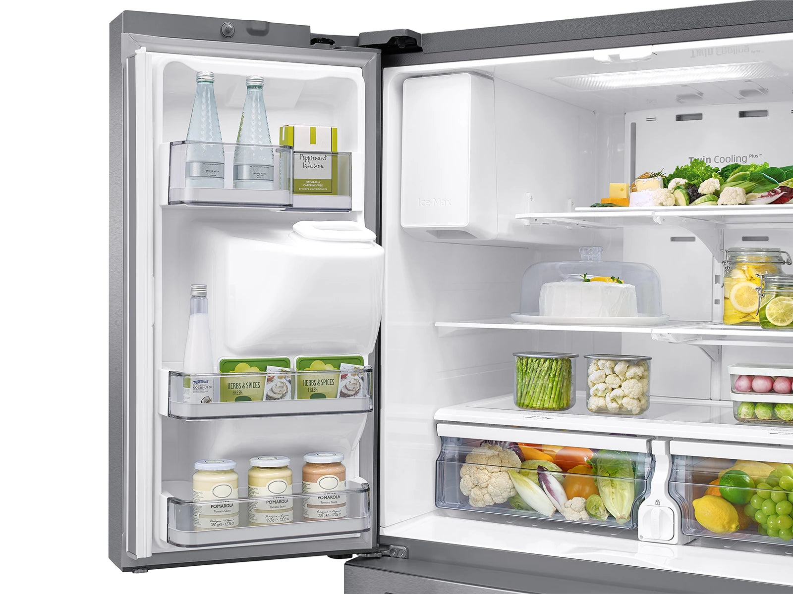 Samsung RF28R7351SR  28 Cu. Ft. 4-Door French Door Refrigerator 8