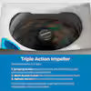 KM2629162 Kenmore, 4.4 cf. Top-load Washer w/Agitator and dryer